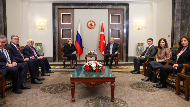 TBMM Başkanı Kurtulmuş, PAB Genel Kurulu kapsamında ikili görüşmeler gerçekleştirdi